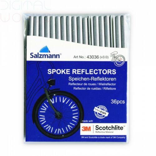 Salzmann 3M Scotchlite Speichenreflektoren Speichensticks Fahrrad Reflektoren 36
