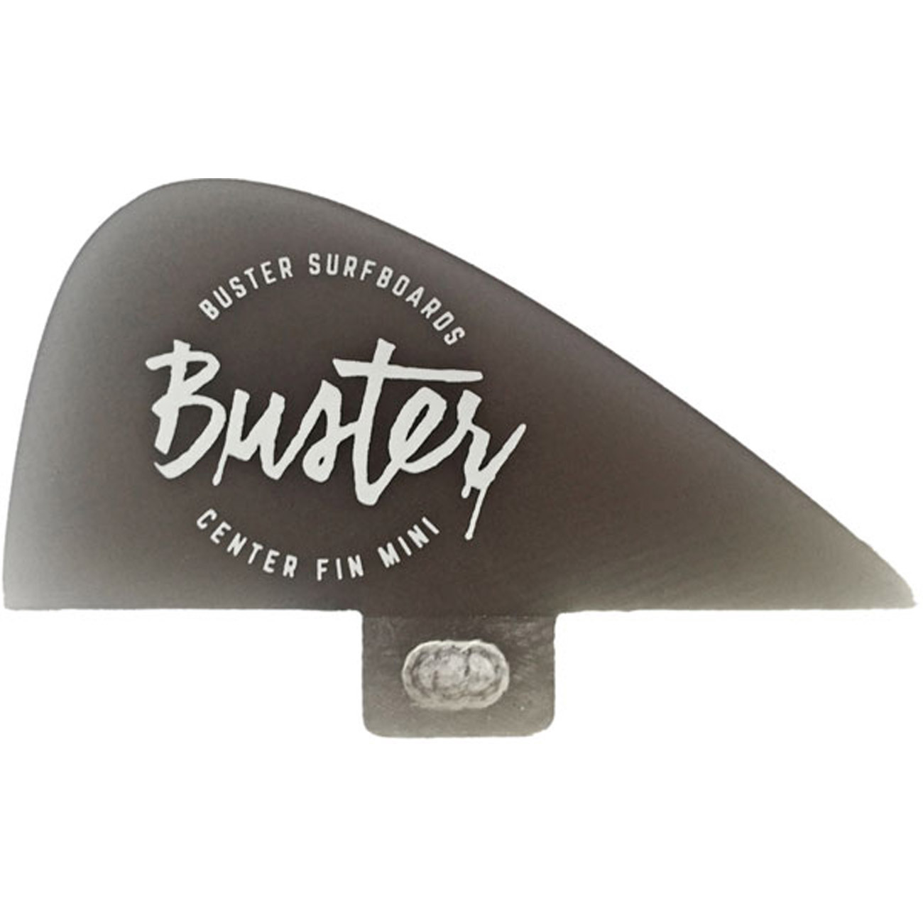 Buster Surfzubehör Center Fin 2'6, Größe:ONESIZE, Farben:back tinted resin Bust-BF26CS-Back Tinted Resin-ONESIZE