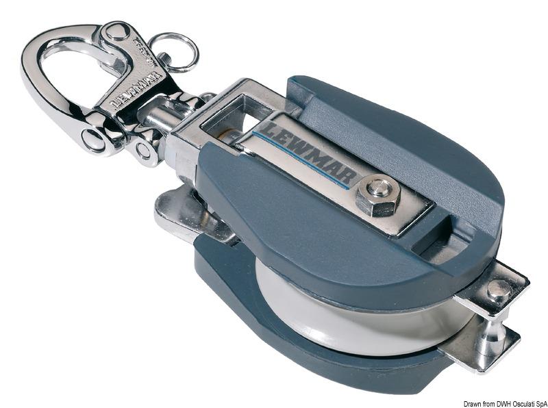 LEWMAR Aluminium Schäkelsblock Ø 125 mm - Osculati 68.906.05