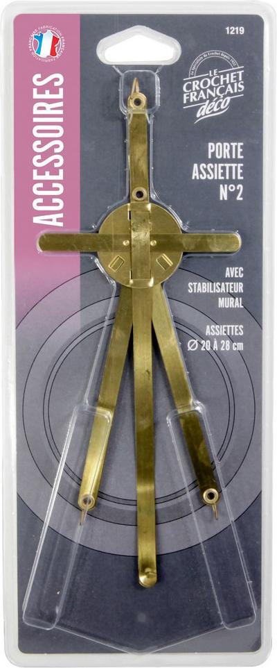 LE CROCHET Français Wandtellerhalter X1 Nr. 2 - Haken X
