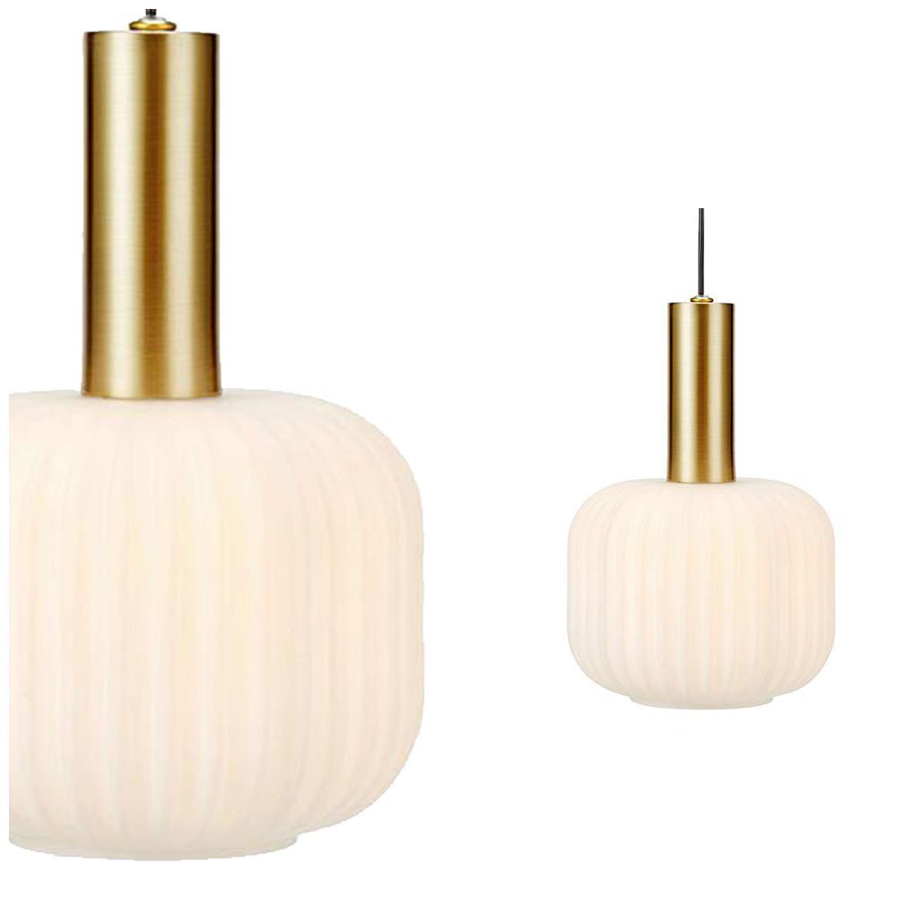 Markslöjd SOBER Pendant Small 1L Brushed Brass/White 988527