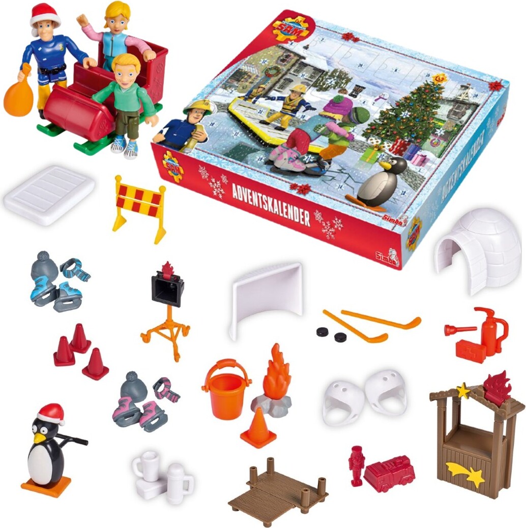 Propagačný adventný kalendár Fireman Sam Simba