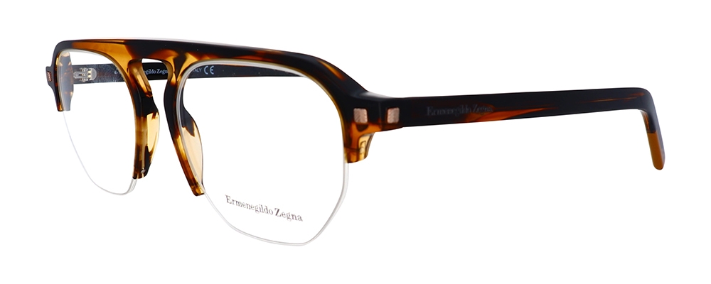 Ermenegildo Zegna EZ5148 050 DARK BROWN 52/19/ Herren Brillen