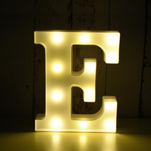 Kopper-24 LED Leuchtbuchstabe 3D, 22 cm Buchstabe E 2618
