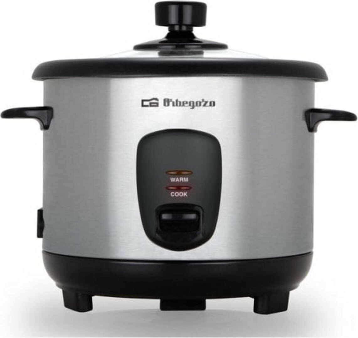 Reiskocher Orbegozo CO-3025 400 W Schwarzer Stahl 1 L CO3025