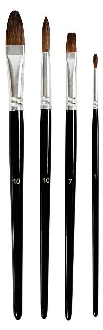 Creativ Company Aquarellpinsel - 4 Stk. 10797