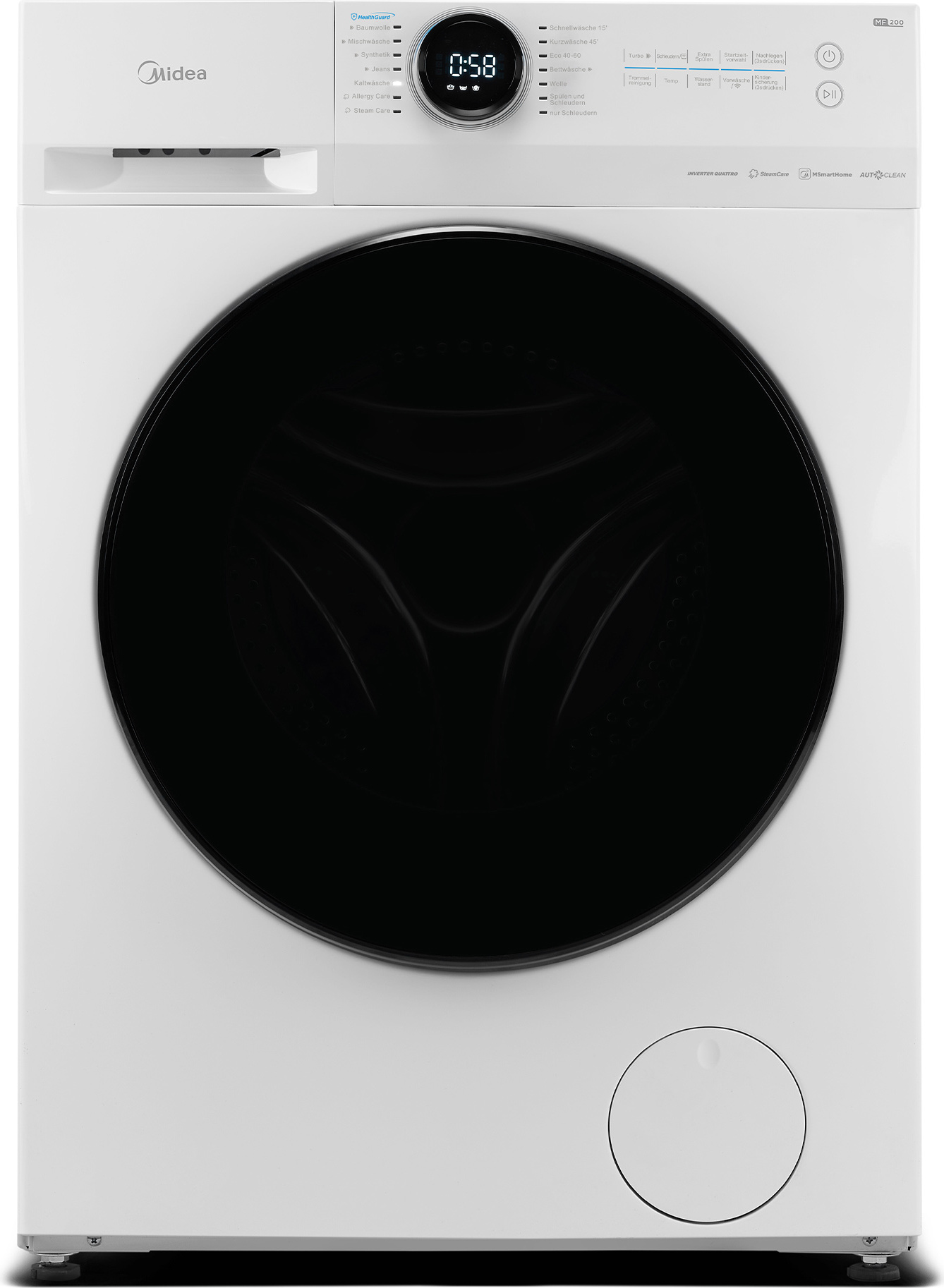 Waschmaschine Frontlader, Midea MF200W90WB-14A, 9 kg