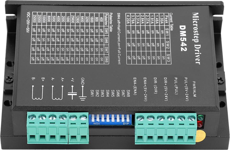 TWO TREES Mikroschritttreiber Schrittmotortreiber 2-Phasen-Hochunterteilungs-PWM-Stromregelung DM542
