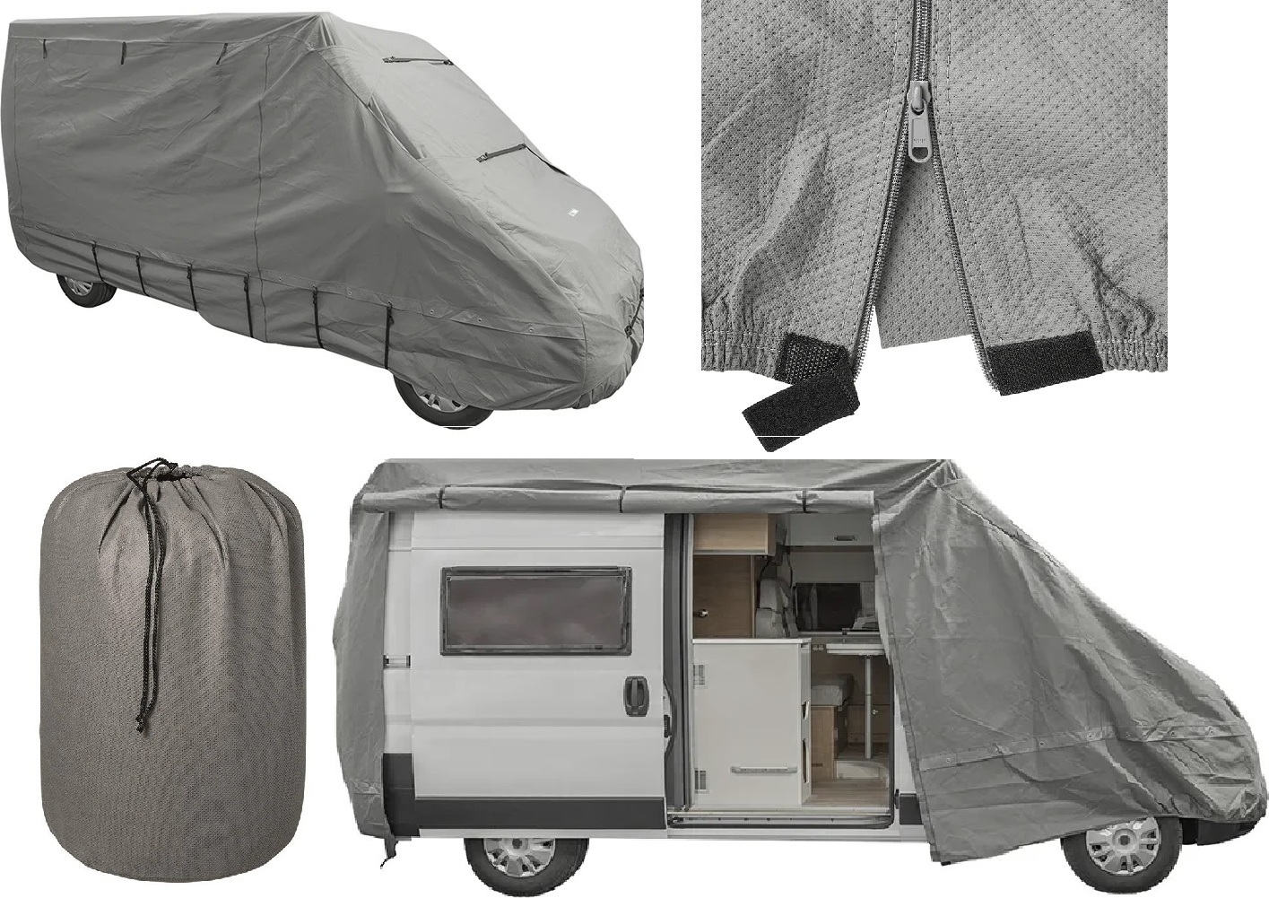 2 STÜCK RADABDECKUNG REIFENABDECKUNG RADSCHUTZHÜLLE WOHNWAGEN - Foto 6