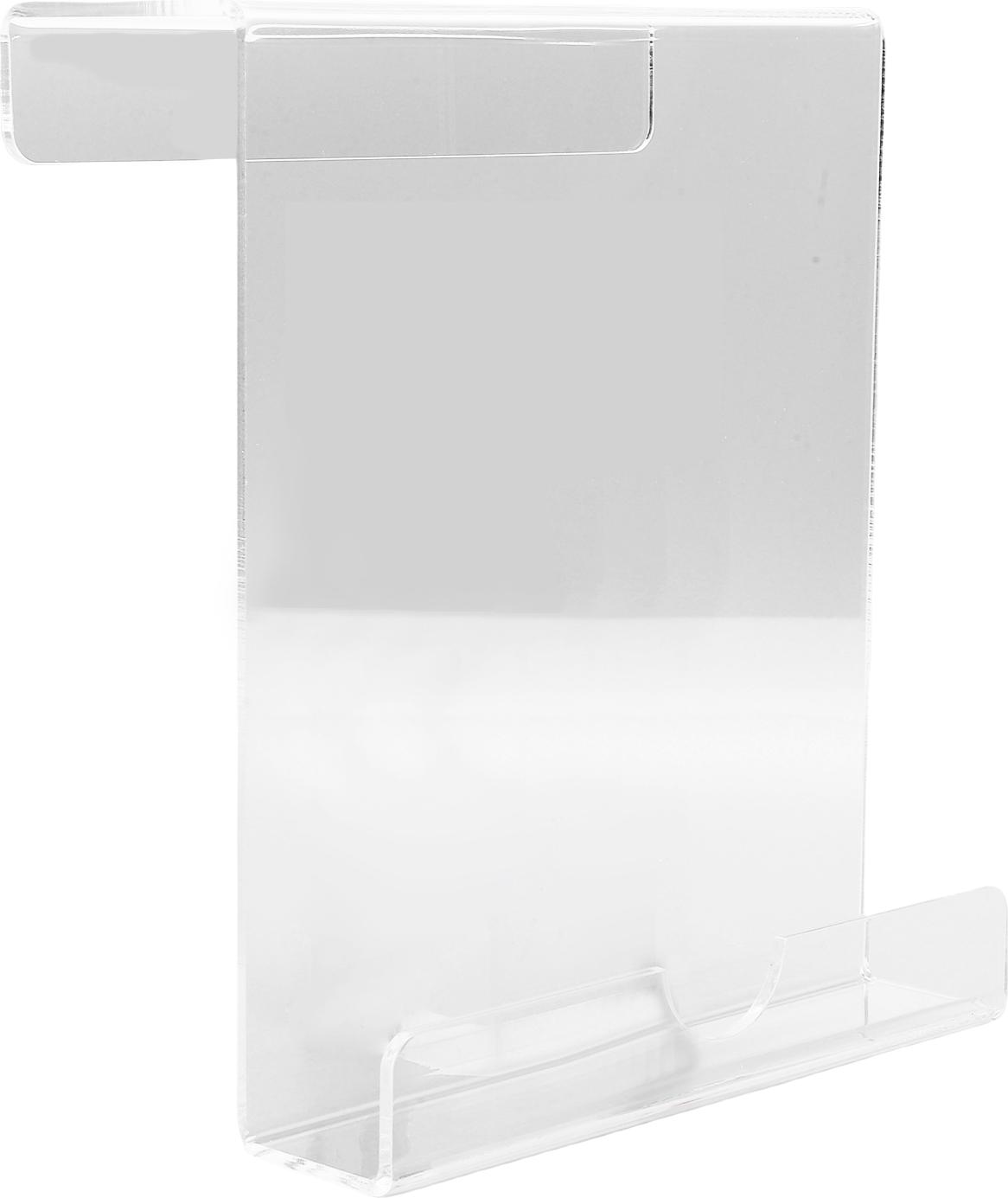 Gistuch Laufband-Leseständer, transparentes Acryl, multifunktionaler, leichter Heimtrainer-Buchhalter für Ellipsentrainer, Treppenstufen, weiß