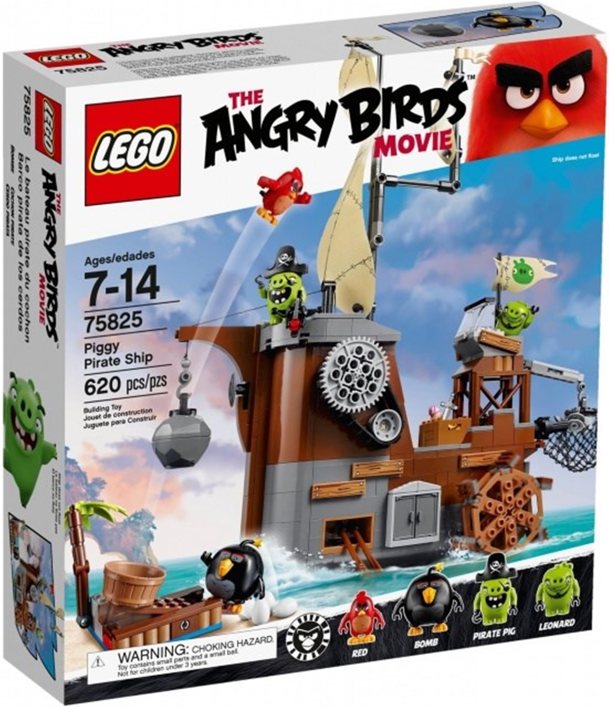 LEGO Angry Birds 75825 Prasacia pirátska loď