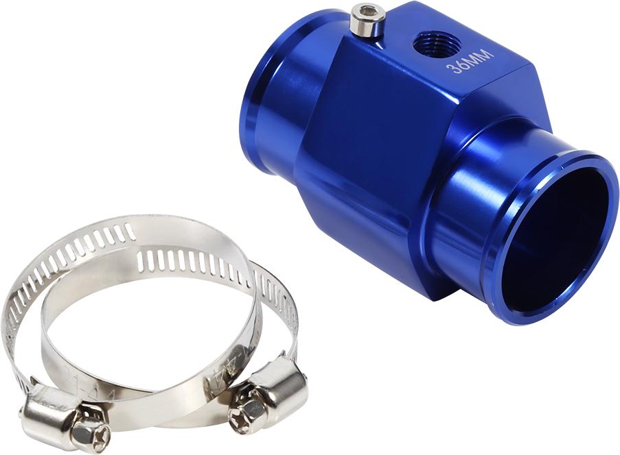 Gistuch Wassertemperaturverbindung, Temperatursensorschlauch, blau, 1/8 NPT, Aluminiumlegierung, 36 mm, für Wartung