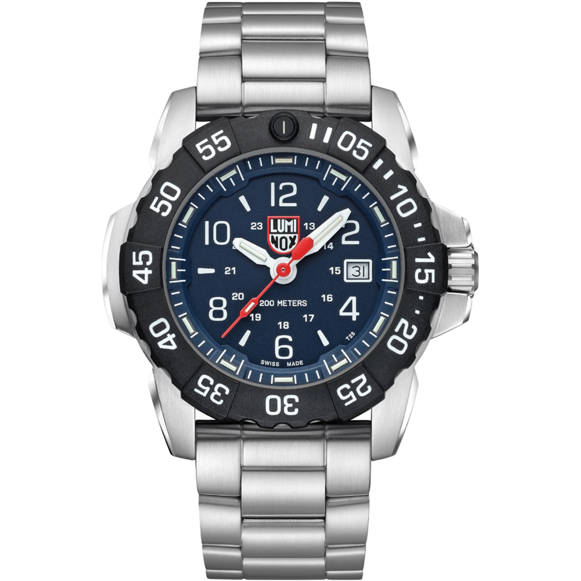 Luminox NAVY SEAL STEEL 3250 SERIES XS.3254.CB Potápačské hodinky pre mužov 200 m vodotesné