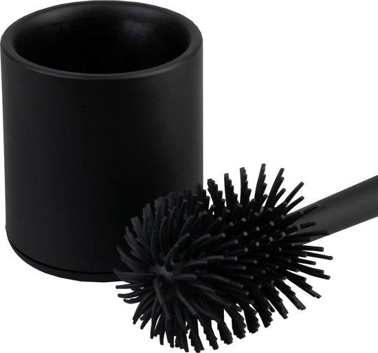 OEM Schwarze Toilettenbürste mit Silikonborsten für maximale Hygiene 2026