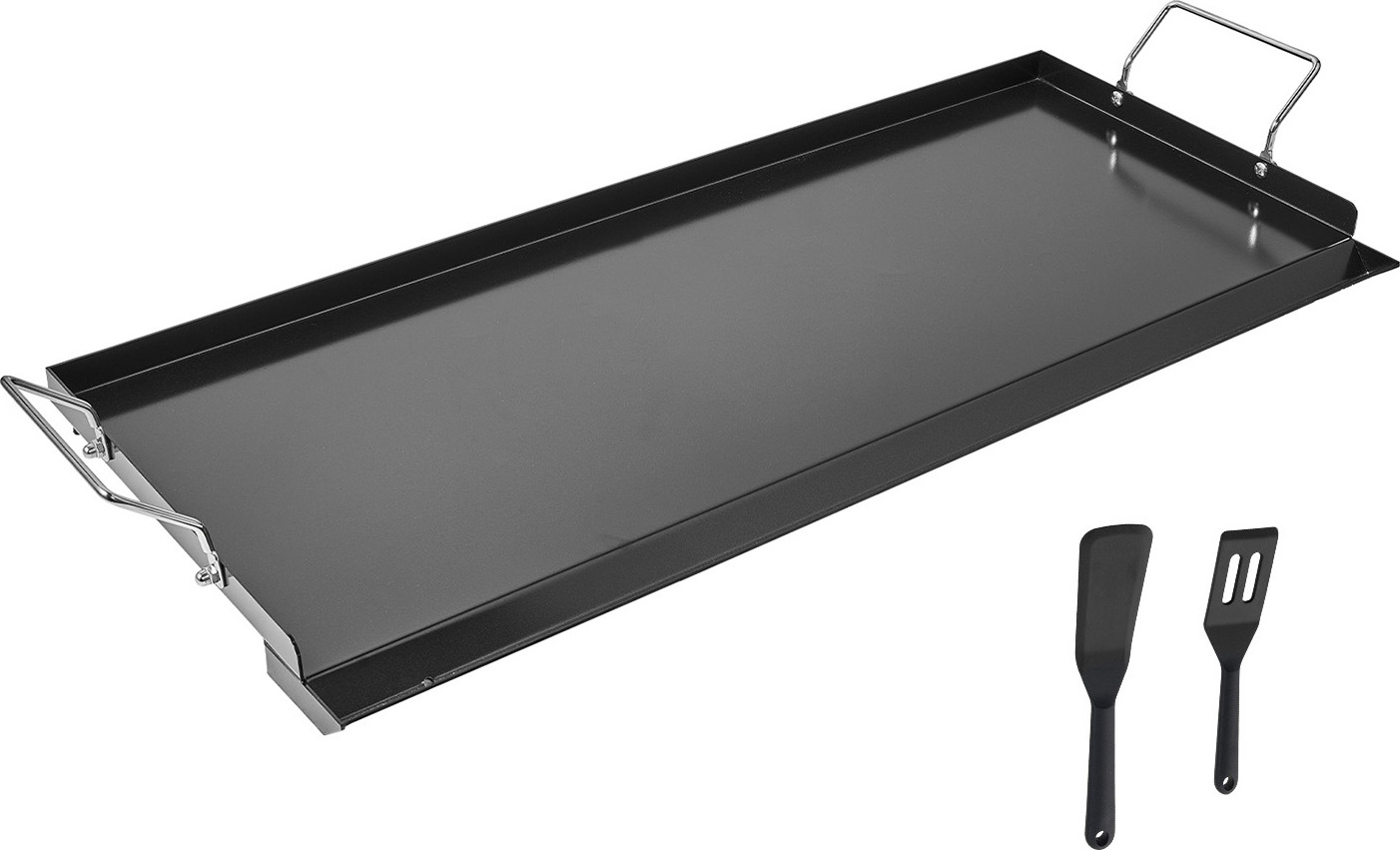 SucceBuy Plochá grilovacia doska z uhlíkovej ocele na grilovanie, 812x310mm