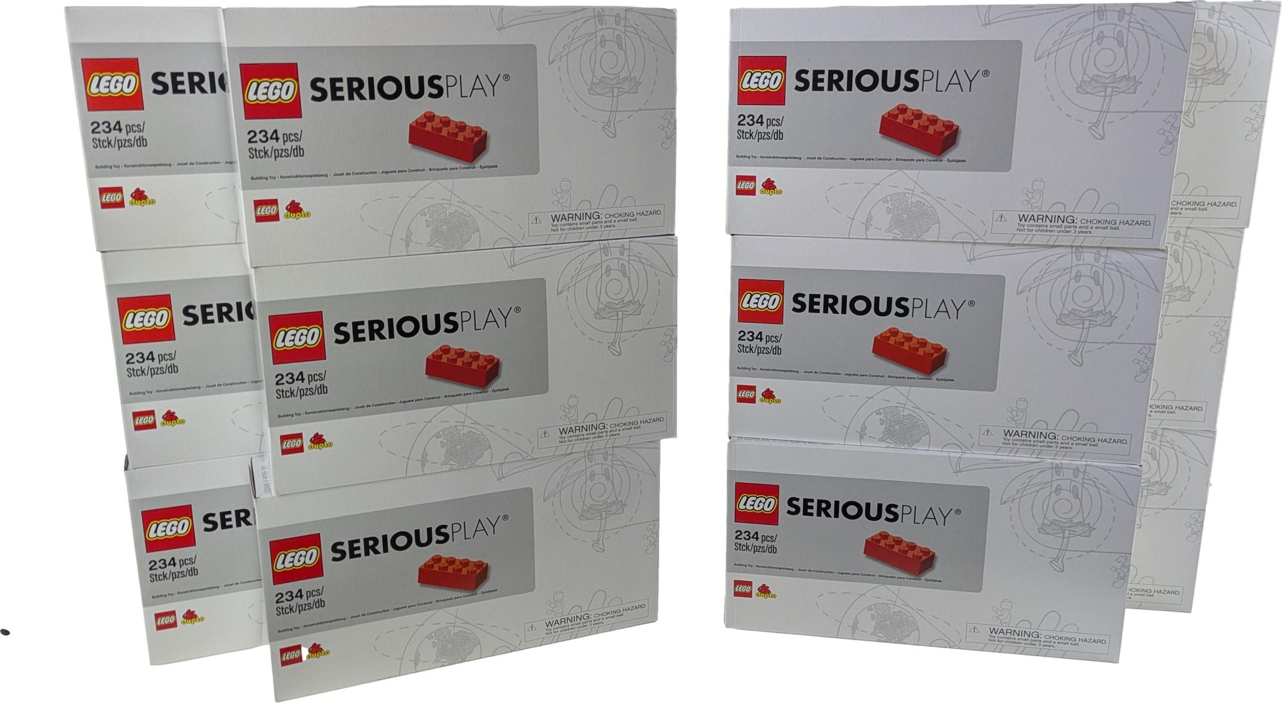 LEGO® SERIOUS PLAY Starter Bundle für 12 Personen ( 2808 Teile ) – 12x Starter Set – Perfekt für agile Teamarbeit, Coaching & kreative Problemlösung