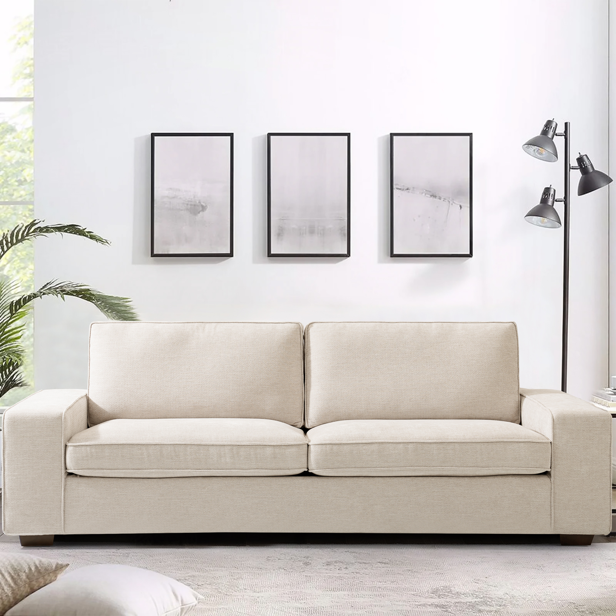 20tlg Set Sofa Wohnlandschaft Ecksofa Sessel Dreisitzer Sofa L