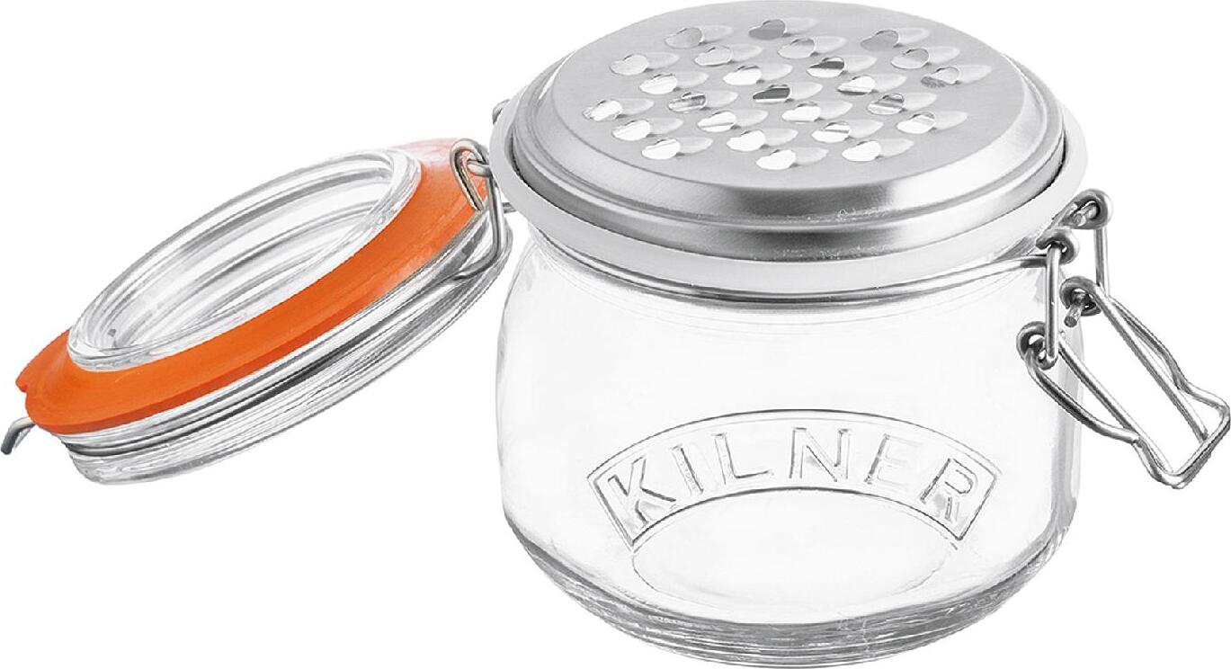 Kilner - Vorratsglas Bügelverschluß + Käsereibe 0025.841
