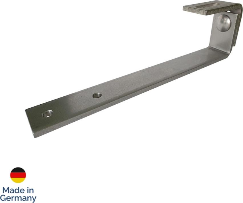 venturama-Solar PV Dachhaken Schiefer höhenverstellbar Edelstahl