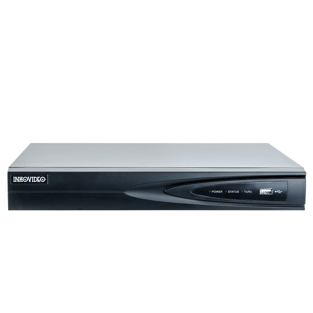 INKOVIDEO - NVR-4K-4P 4-Kanal Netzwerkvideorecorder (NVR) / Aufnahmegerät 004k04