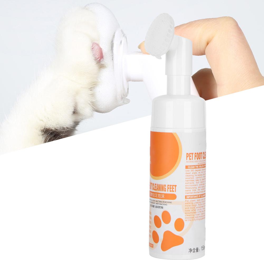 Gistuch Sanfter Fußreinigungsschaum für Haustiere, kein Waschen, Klauenpflegemittel für Hunde und Katzen