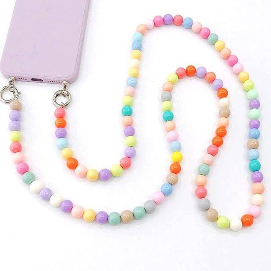 OEM Bunte Acrylperlen Telefonarmband 2026