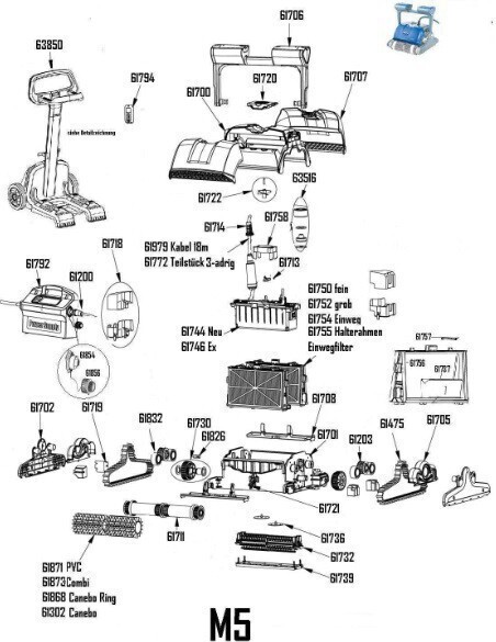 Gleitrad Dolphin Supreme Poolreiniger 61832