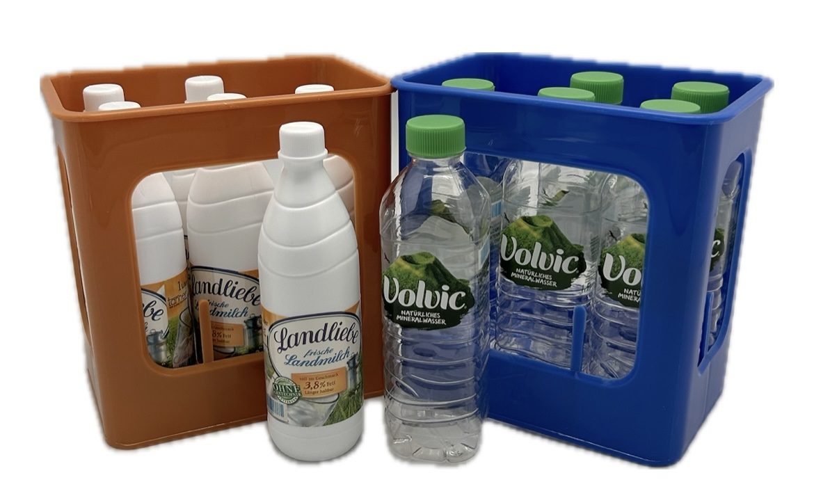 Tanner der kleine Kaufmann Set aus je 6 Flaschen Volvic /6 Flaschen Landliebe 45460720