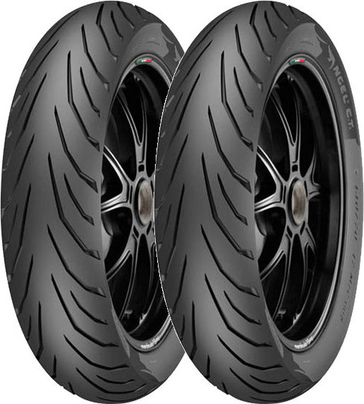 Pár pneumatík PIRELLI 110/70-17 54S ANGEL CITY + 80/90-17 44S ANGEL CITY CT