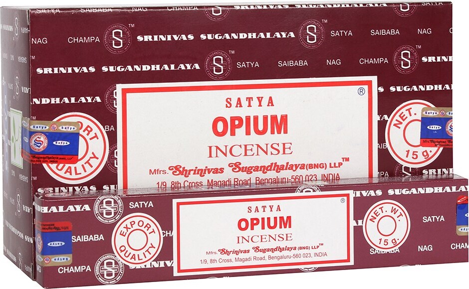 Bahadra Räucherstäbchen Satya Opium -- 15 g