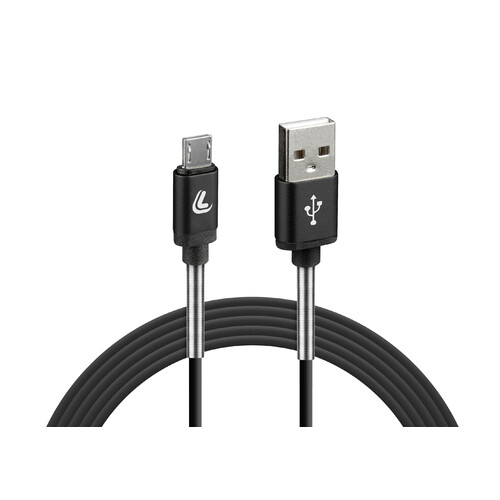 Kabel USB Micro-USB lampa - 100 cm - Schwarz