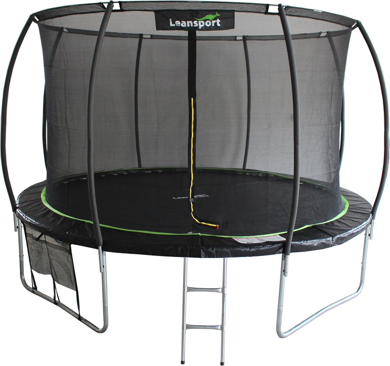 Trampolína LEAN Sport Max 14ft čierno-zelená