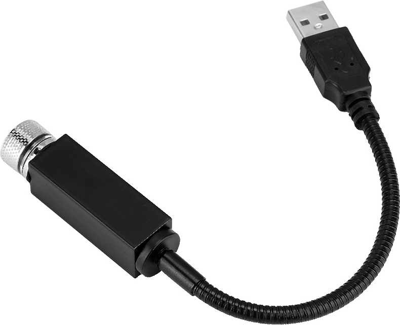 Mini USB LED Auto Atmosféra Projektor stropu hviezda červené svetlo lampa