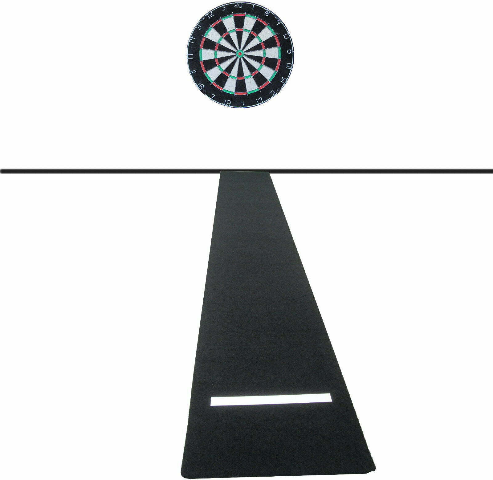 DSX Darts Steeldart Set Matte Dartboard Sisal Winmau + Teppich variable Abwurflinie blade5dl2