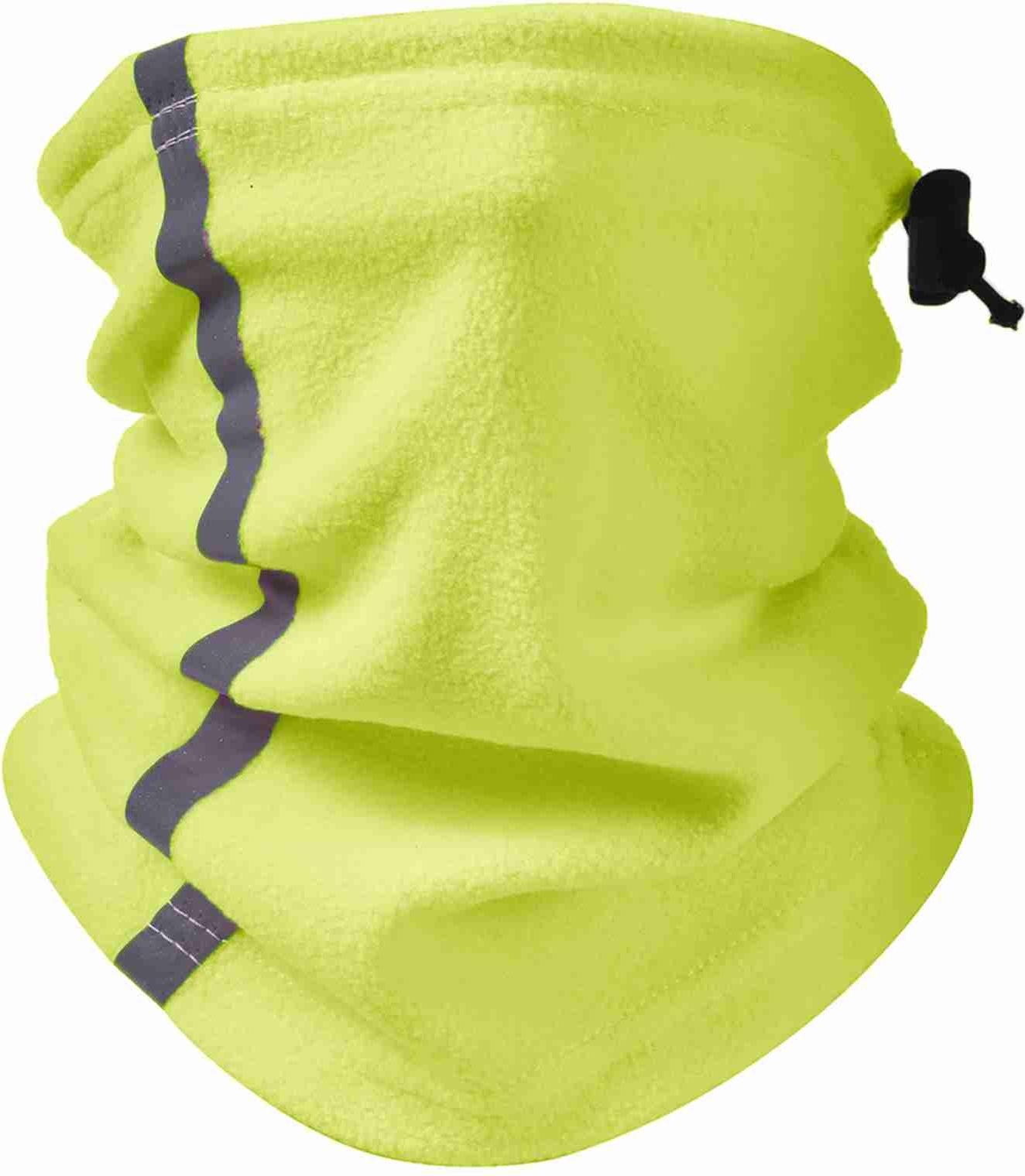 Gistuch Winter-Fleece-Halswärmer, reflektierende Gamasche, Skifahren, winddichter Ski