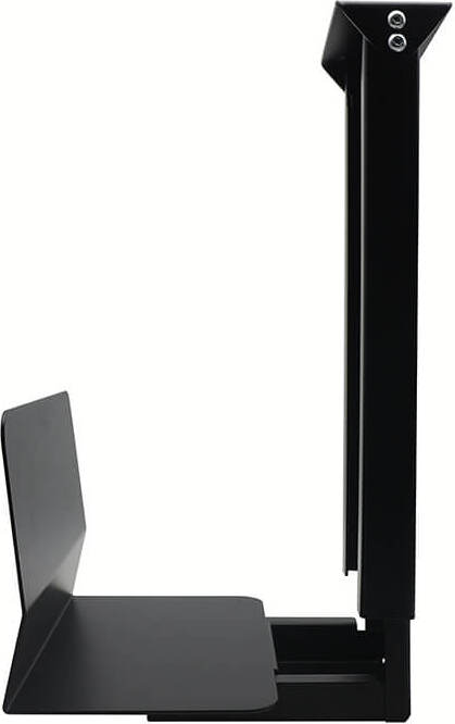 HOME DELUXE - PC-Halterung NAGO - Schwarz, ca. 24 x 16 x 42 cm, Platzsparend, Unter-Tisch-Montage I Computerhalterung PC-Ständer 51005