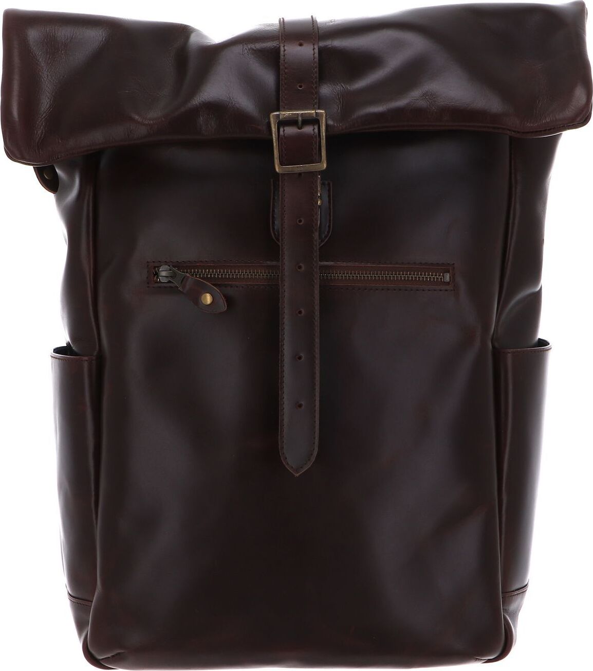 Buckle up Buckle & Seam Rolltop Norman - BROWN/Blue