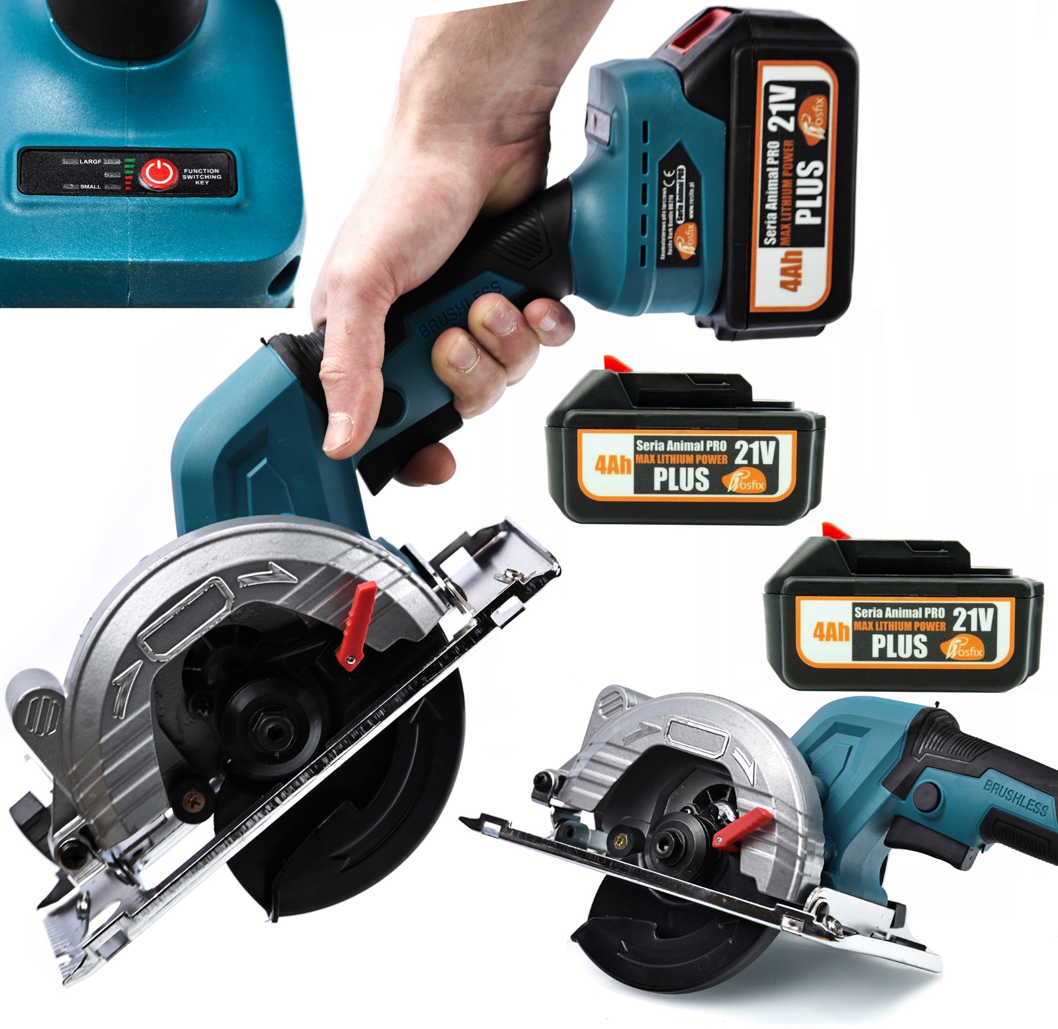 Rosfix Borkenkäfer BB21V Akku-Kreissäge, Animal PRO Serie