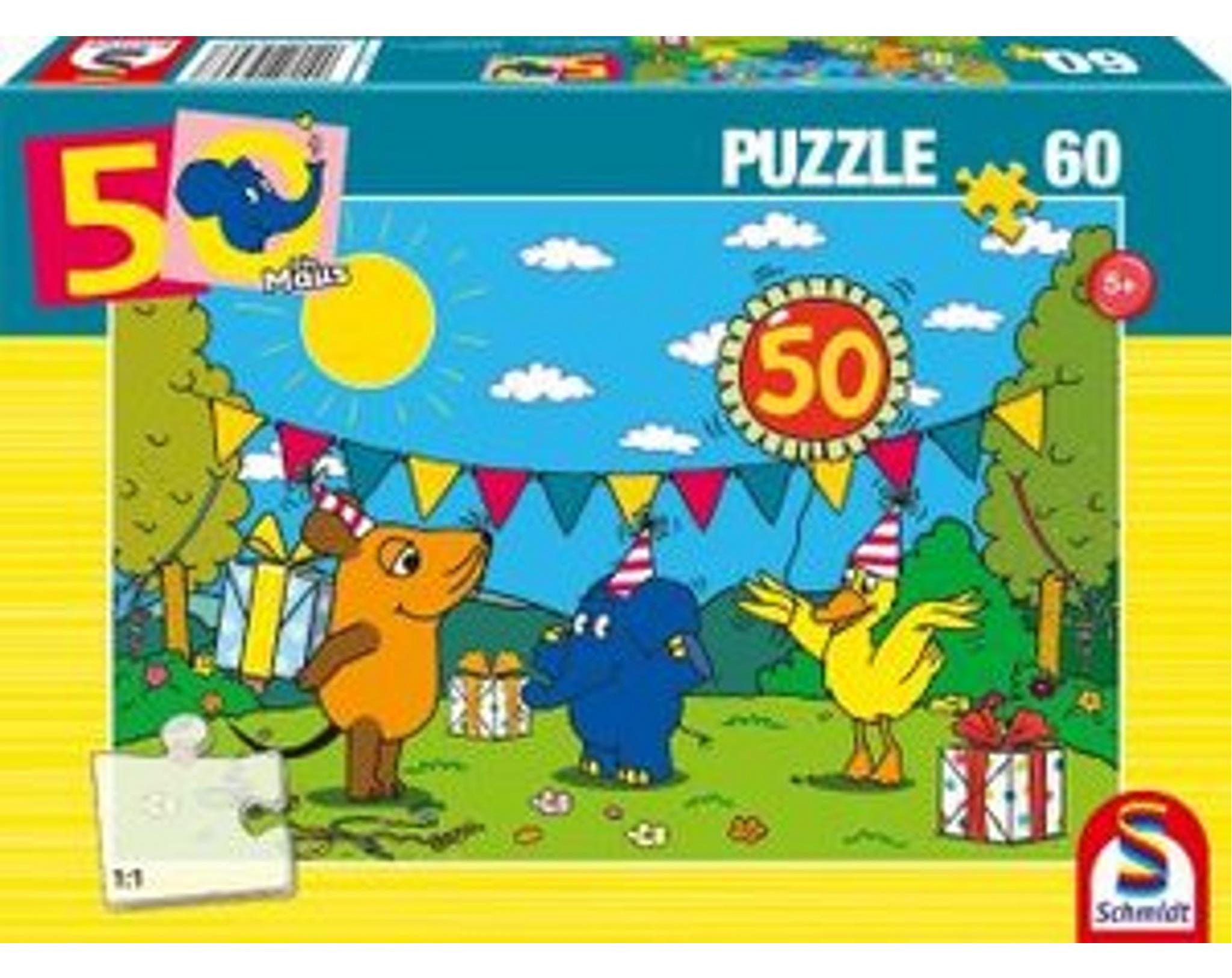 Sonstige Verlage Alles Liebe zum Geburtstag, 50. Geburtstag Elefant, 60 Teile 56536