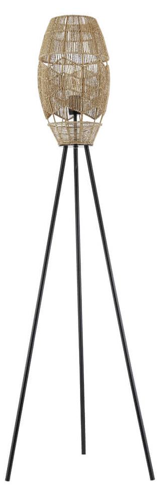 HOME DELUXE Tripod Stehlampe aus Jute KIKO - Natur | Jute Stehlampe, Boho Stehlampe, Skandi Stehlampe 61051