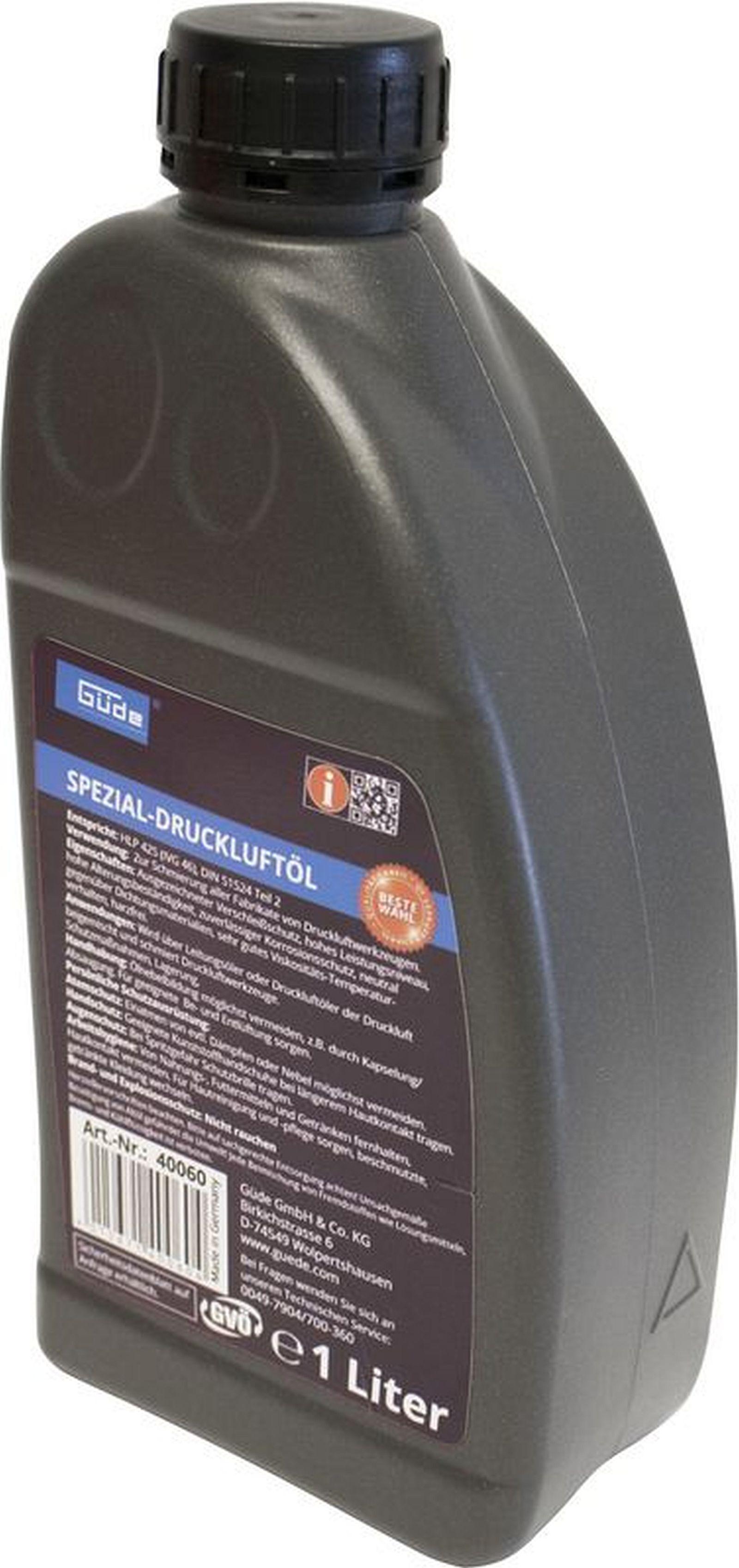 Güde 40060 Druckluftöl 1 Liter Druckluftwerkzeug Druckluft Schlagschrauber