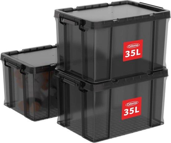 OEM 35L schwarze Kunststoffboxen 3er Set 2026