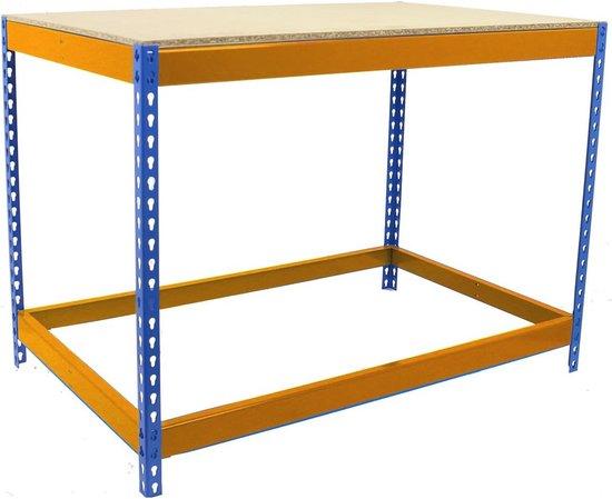 OEM Baumax Werkbank DIY, 900 x 1200 mm, blauw-oranje, 400 kg 2026