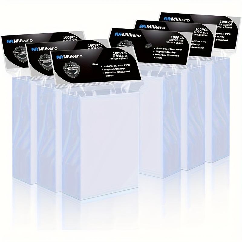 Unbranded 5000 Stück Kartenhüllen, Klare Penny-Hüllen für Sammelkarten, Baseball-Kartenhüllen, Weiche Taschen für MTG, TCG, Baseball-, Fußball- und Spielkarten