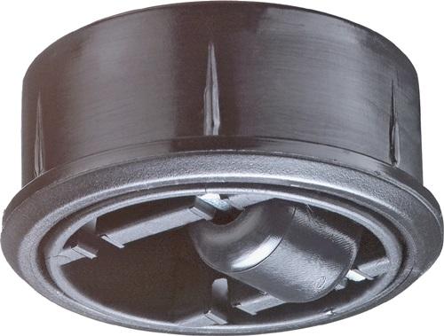 Bs Rollen Kunststoffglocke D.60mm Trgf.50kg Einpresstiefe 18mm harte BD G87.060