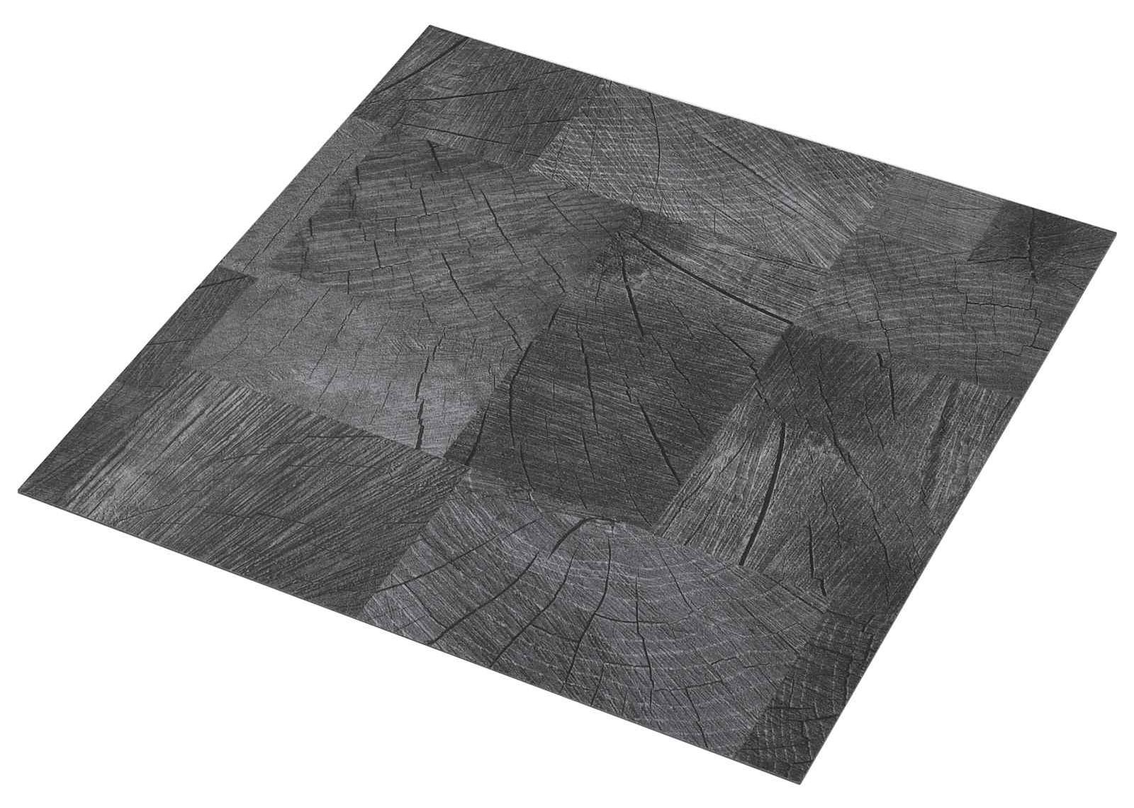 vidaXL Bodenplanken 5,11 m² 55 pcs PVC Holzstruktur grau 42046314