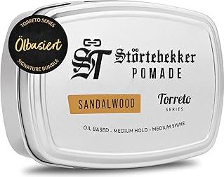 Akhan StörtebekkerPremium Pomade Ölbasiert Sandelholz - Pomade Herren 'Torreto Series' - Mittlerer Halt - Mittlerer Glanz - Haarwachs 125ml - Barbershop Haarpomade - Haarstyling Germany 174856663