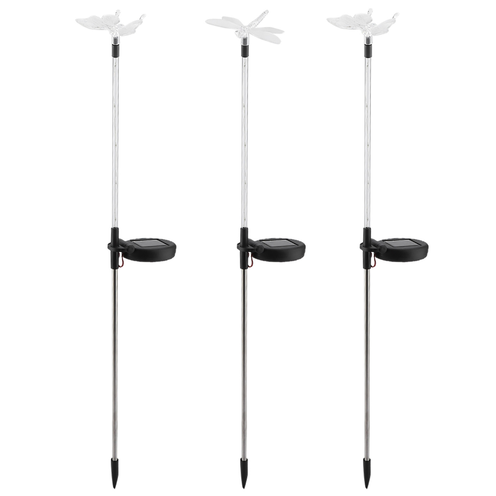 Cocosity Garten Pfahl Licht,LED Rasen Licht,LED Solar Licht,Hof Pfahl Licht,Bunte Garten Licht