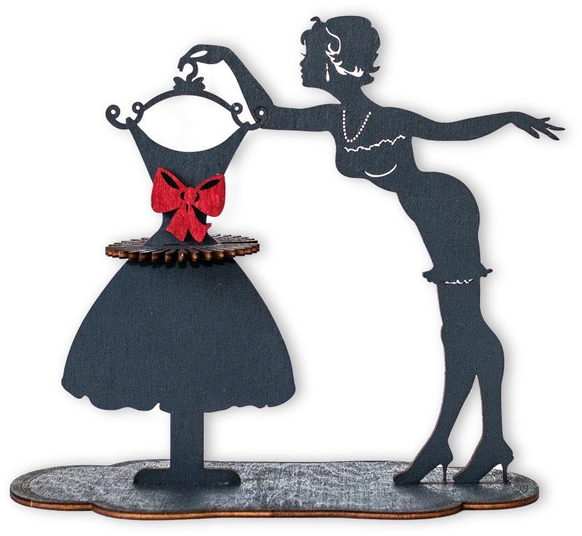 Eco-Wood-Art 3D-Puzzle „Lemn Madam Eco“ – Holzkunst