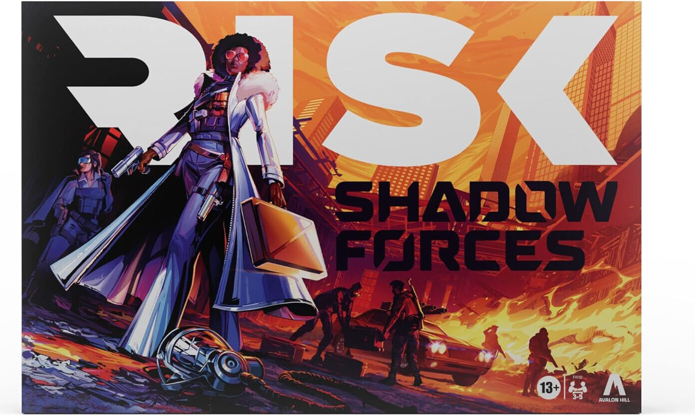 Hasbro - Risk Shadow Forces (englische Version) Brettspiel Strategiespiel Legacy Spiel Risiko F4192